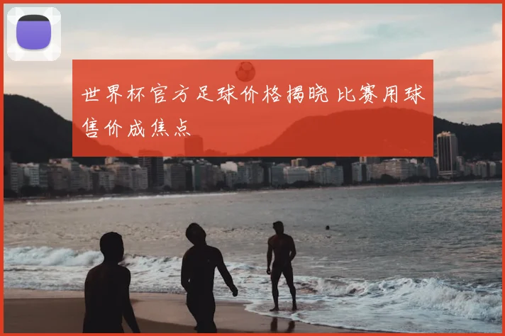 世界杯官方足球价格揭晓 比赛用球售价成焦点